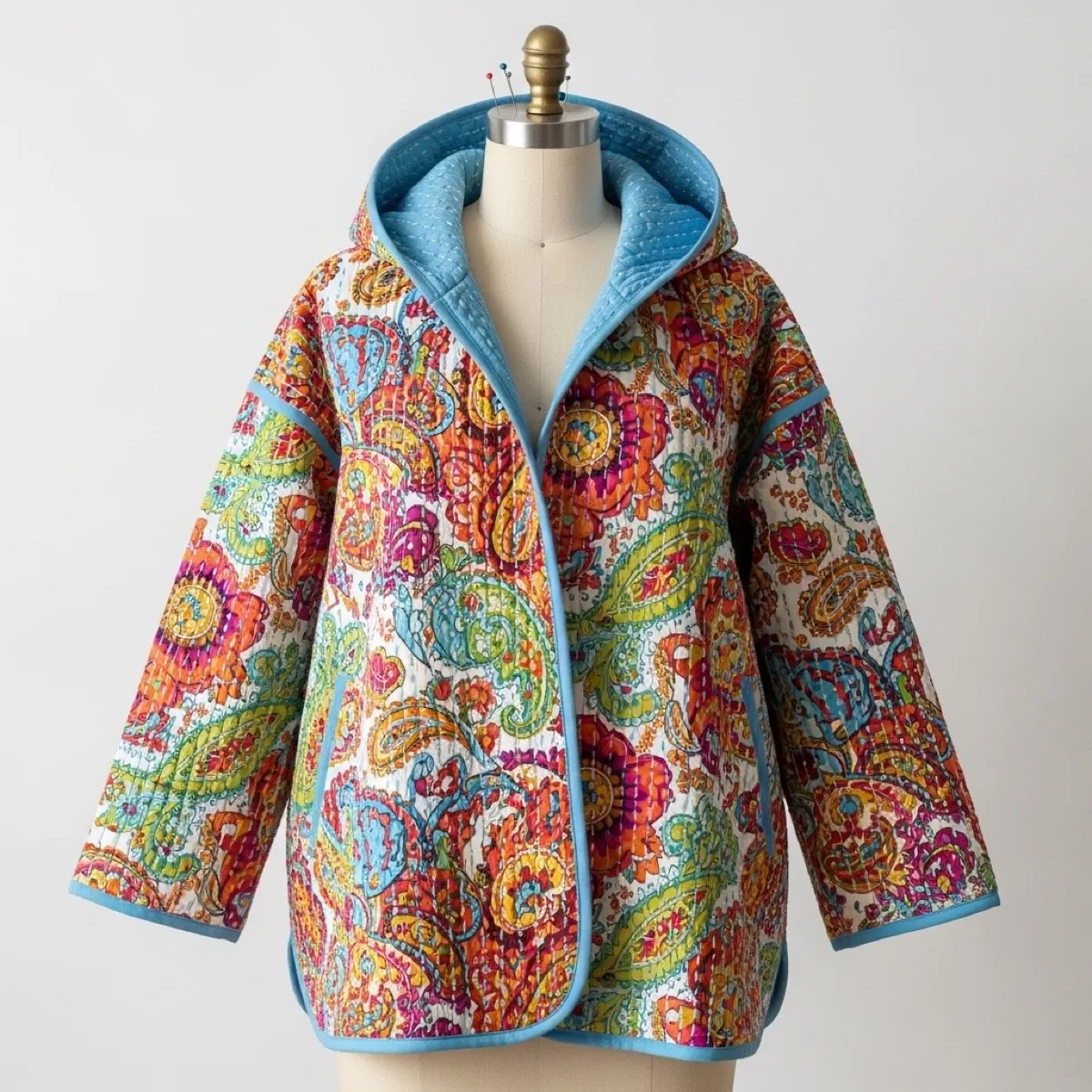 Hooded Quilted Jacket II view 5
